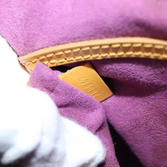 LOUIS VUITTON Epi Alma Hand Bag Yellow LV - Picture 14 of 15